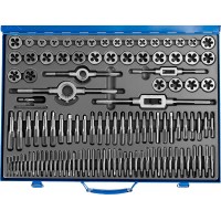 Набор метчиков и плашек 110 предметов сталь Р6М5 Профессионал ЗУБР 28110-H110