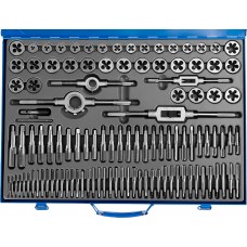 Набор метчиков и плашек 110 предметов сталь Р6М5 Профессионал ЗУБР 28110-H110