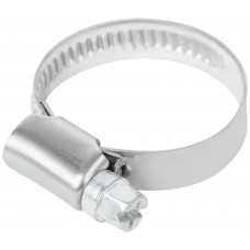 Хомут обжимной накатной, ширина 9 мм, нерж.сталь 16-32 мм (99324т)