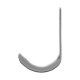 Крючок-вешалка №7, цинк, 10 шт, (Металлист) (91598)