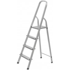 Лестница-стремянка алюминиевая, 4 ступени, вес 2,87 кг (65342)