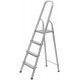 Лестница-стремянка алюминиевая, 4 ступени, вес 2,87 кг (65342)