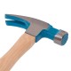 Молоток-гвоздодер, 380 г, угол 75, магнит, обрезиненная рукоятка AMERICAN HICKORY GROSS (10413)