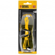 Очки защитные открытые, поликарбонатные, желтая линза, 2х комп.дужки Denzel (89192)