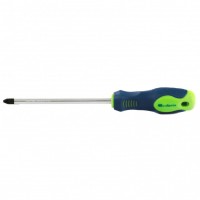 Отвертка, PZ3 х 150 мм, CrV, двухкомпонентная рукоятка Сибртех