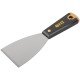 Шпатель для удаления ржавчины Профи, толщ. лезвия 1 мм, пластик.ручка с метал.бойком 2,5 (63 мм) (06395)