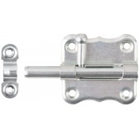 Шпингалет накладной, 60 мм, цинк (66703)