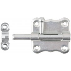 Шпингалет накладной, 60 мм, цинк (66703)