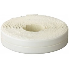 Лента бордюрная 3.35 м х 22 мм х 3.35 м, профиль L, белая, для ванн и раковин STAYER Professional 12341-11-11