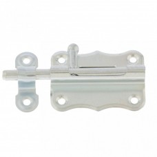 Задвижка накладная ЗТ-2-60, цинк, 5 шт, (Металлист) (91515)