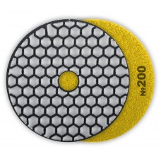Круг алмазный гибкий шлифовальный АГШК 100 мм, №200, сухое шлифование ЗУБР Профессионал 29868-200