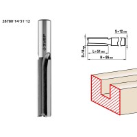 Фреза пазовая прямая 14?51 мм хвостовик 12 мм ЗУБР Профессионал 28780-14-51-12