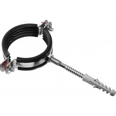 Хомут трубный с сантехнической шпилькой и дюбелем 2