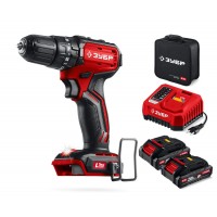 Дрель-шуруповерт ударная бесщеточная 20 В 45 Н·м 2 АКБ LMS 2 А·ч сумка ЗУБР ДБУ-45-22