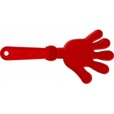 Ладошка-хлопушка болельщика 28 см, пластиковая, красная ЗУБР 69999
