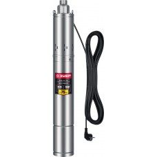 Насос скважинный винтовой 900 Вт, 110 м напор, корпус из нержавеющей стали ЗУБР НСВ-75-110