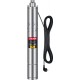 Насос скважинный винтовой 900 Вт, 110 м напор, корпус из нержавеющей стали ЗУБР НСВ-75-110