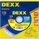 Сплошной алмазный диск Clean Aqua Cut, 115 мм, (22.2 мм, 5 х 1.7 мм) DEXX 36703-115_z01