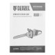 Цепная пила аккумуляторная бесщет. RCS400-36-0, Li-ion, 36 В, шина 400 мм Denzel (58611)