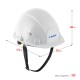 Каска защитная ФОРТ белая, храповой механизм регулировки, универсальное крепление для наушников и щитков ЗУБР Профессионал 11094-2_z01