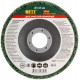 Диск зачистной полимерный, зеленый, посадочный диаметр 22,2 мм, 115 мм (39610)