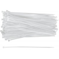 Хомуты нейлоновые, белые д/проводов 100 шт., 200x3,6 мм (60420)
