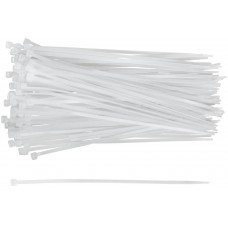 Хомуты нейлоновые, белые д/проводов 100 шт., 200x3,6 мм (60420)