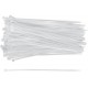 Хомуты нейлоновые, белые д/проводов 100 шт., 200x3,6 мм (60420)