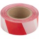 Лента сигнальная (красно-белая) 50 мм х 200 м (11848)