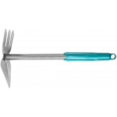 Мотыжка с ручкой МК-2(м) цельнометаллическая 3 зуба, лепесток (76857)