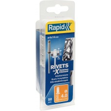 Нержавеющая заклепка 4.0 х 14 мм, 50 шт RAPID 5000395