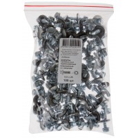 Шурупы кровельные некрашеные, со сверлом 4.8 х 60 100шт Фасовка (23460-0)