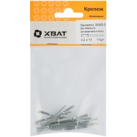 Заклепки вытяжные комбинированные, алюминий-сталь 3,2 х 12 (фасовка 17 шт.) (23622-2)