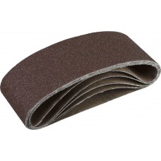 Лента шлифовальная 75х457 мм, P80, для ЛШМ, 5 шт, серия СТАНДАРТ ЗУБР 35341-080