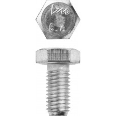 Болт M12 x 25 мм, кл. пр. 5.8, цинк, 5 кг, ГОСТ 7798-70 ЗУБР 303080-12-025
