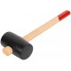 Киянка резиновая, деревянная ручка 50 мм ( 300 гр )
