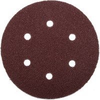 Круг шлифовальный универсальный Мастер 150 мм, 6 отверстий, Р60, 5 шт ЗУБР 35566-150-060