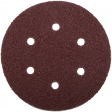 Круг шлифовальный универсальный Мастер 150 мм, 6 отверстий, Р60, 5 шт ЗУБР 35566-150-060