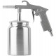 Пистолет пескоструйный, алюминиевый нижний бачок 1000 мл, быстросъемное соединение (81081)