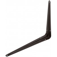 Уголок-кронштейн коричневый 200х250 мм (0,8 мм) (66053)