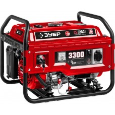 Генератор бензиновый 3300 Вт с электростартером ЗУБР СБ-3300Е