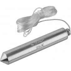 Отвес строительный 5 м, 250 г, в пластиковом контейнере, со шнуром ЗУБР 0636-250_z01