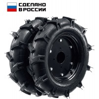 Пневматические колеса для мотоблоков 4.00-10 2 шт. ЗУБР КП-2 707106-2
