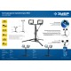 Прожекторы светодиодные на штативе 2 х 50 Вт, 6500 К, IP65, 1.6 м ЗУБР ПСК 50х2 Профессионал 57145-2-50