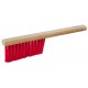 Деревянная рукоятка, длина 320 мм, искусственная щетина, щетка-сметка (39020)