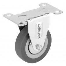 Колесо неповоротное D 75 мм, крепление платформенное Сибртех (68708)