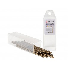 Комплект свёрл по металлу индустриальных, 10 шт, DIN 338, HSS-E Co5, Тип VA, 5xD, O4.20 мм (ZA-74042-S10)