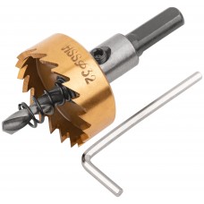 Коронка кольцевая по металлу, HSS сталь, титановое покрытие 32 мм (36869)