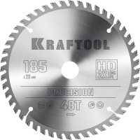 Пильный диск по дереву Precision, 185 x 20 мм, 48Т KRAFTOOL 36952-185-20