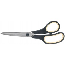 Ножницы бытовые нержавеющие, прорезиненные ручки, толщина лезвия 1,8 мм, 225 мм (67377)